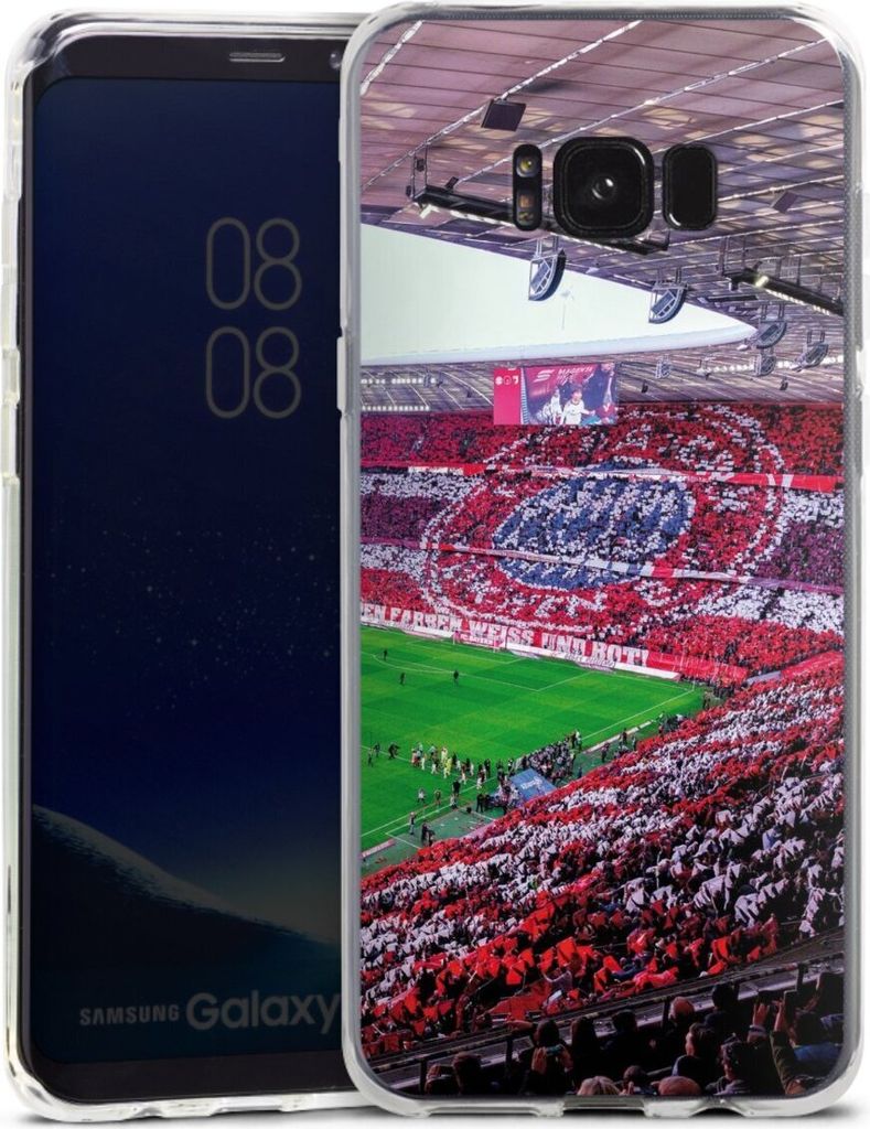 DeinDesign Handyhülle für Samsung Galaxy S8 Plus Silikon Hülle Case Smartphone Schutzhülle FC Bayern München FCB Stadion