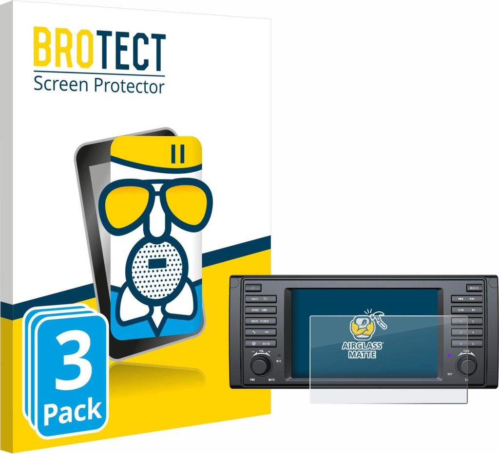 3x BROTECT Entspiegelungs Schutzglas für Eonon E39A12S Schutzfolie Panzer Folie Glas Display Schutz matt