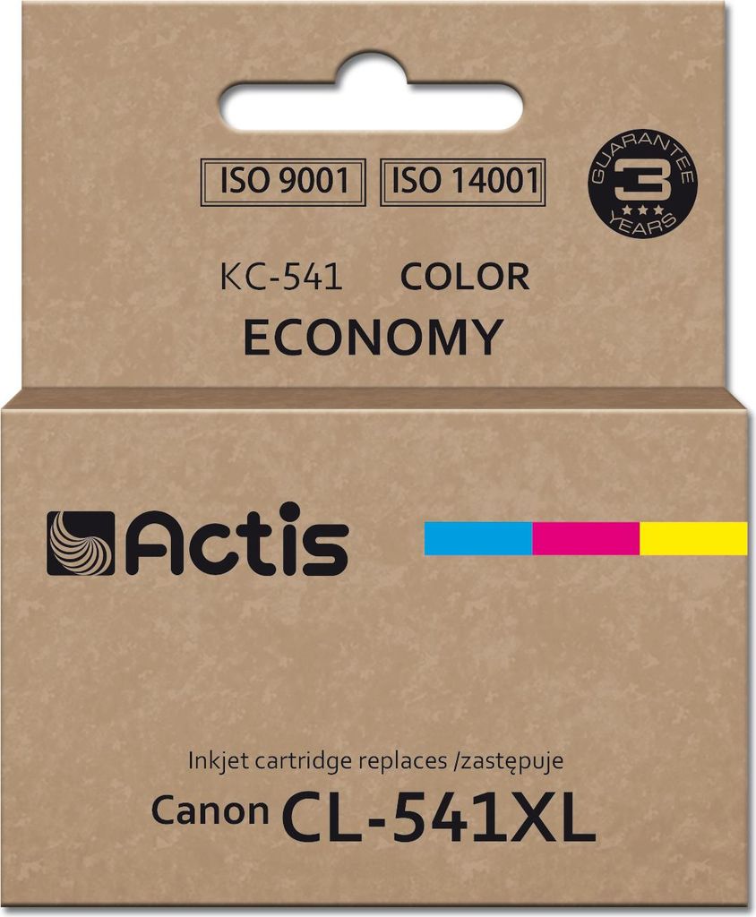 Actis KC-541 ink for Canon printer (replacement CL-541XL) Supreme 18 ml blue yellow magenta.