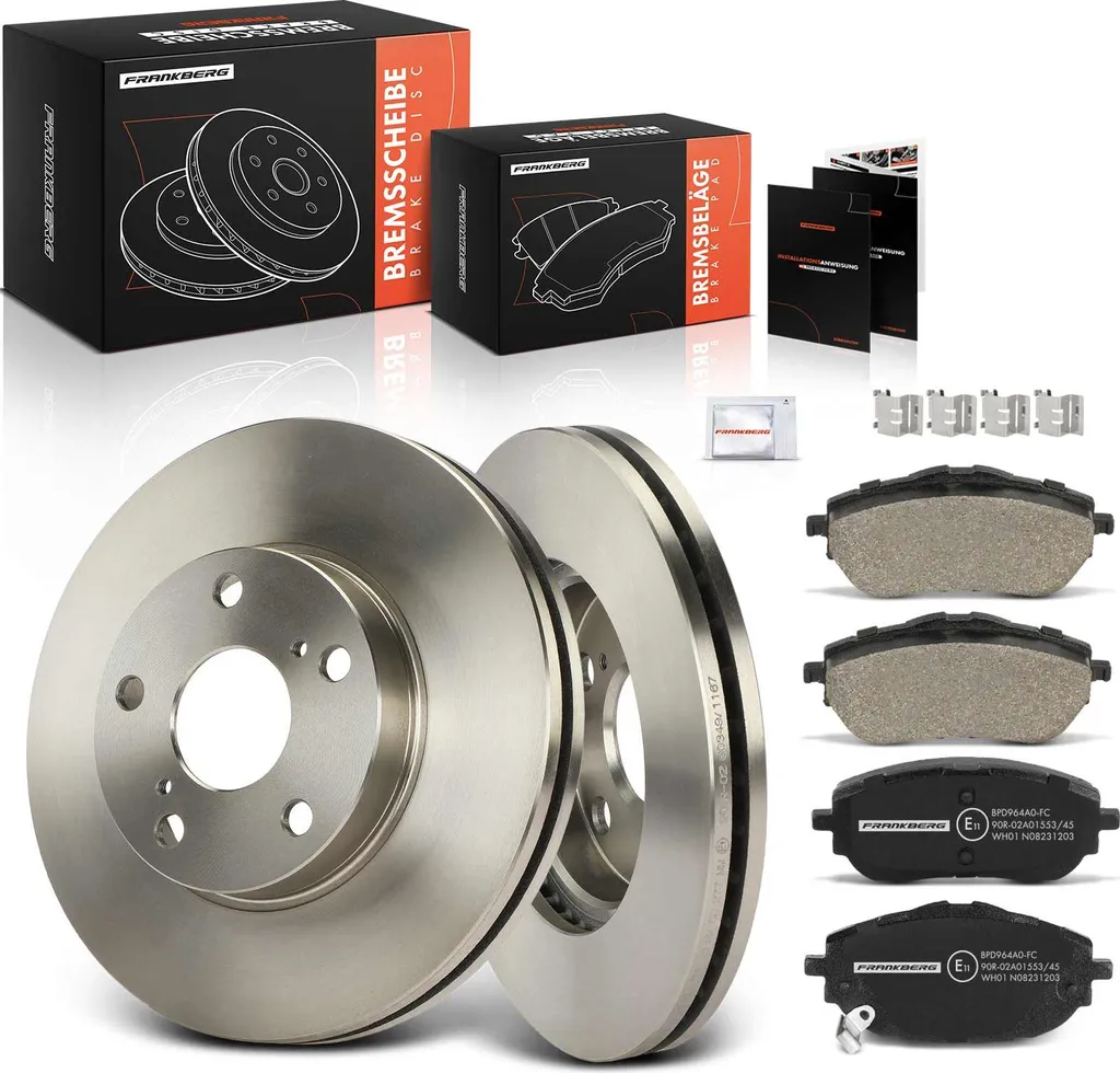 Disques de Frein Haute Résistance et Plaquettes pour Toyota Auris E18