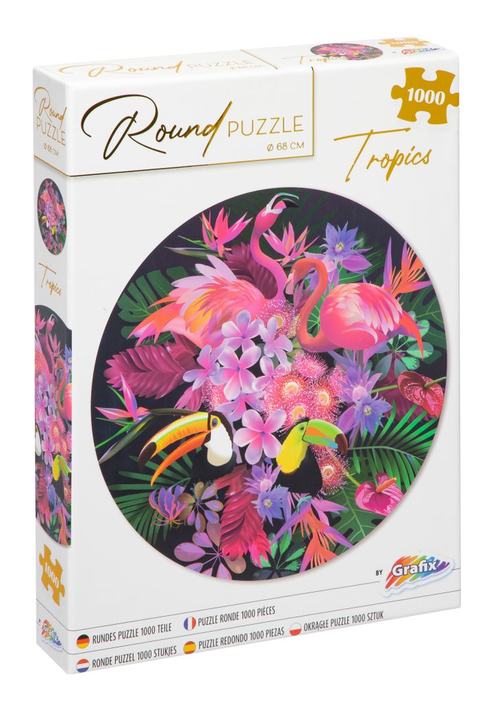 GRAFIX Tropic Rundpuzzle 1000 Teile