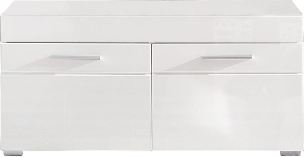 trendteam Garderobe Sitzbank Amanda Weiß Nachbildung/Weiß Produktbild 