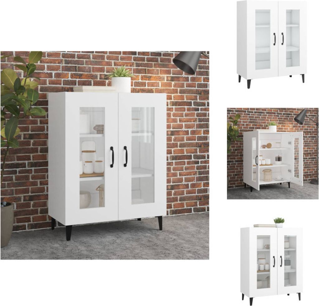 vidaXL Sideboard Weiß 69,5x34x90 cm Holzwerkstoff - Sideboards