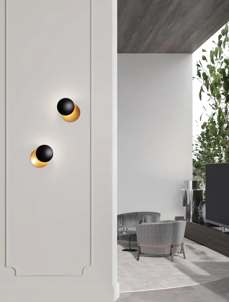 Nova Luce Applique Murale SHELL Design Moderne avec LED Intégrée G9
