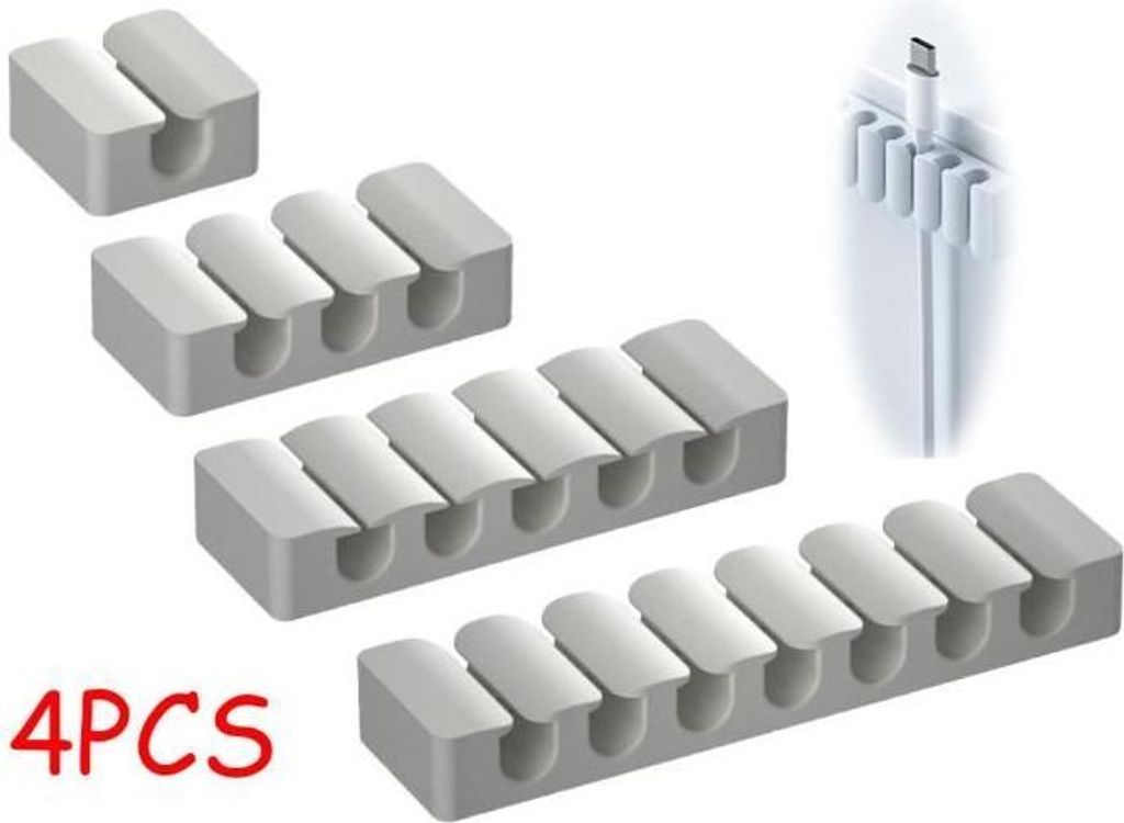 Kabelclips, selbstklebende Kabelbinder, Kabelclips, Kopfhörerkabel-Organizer, Stromkabelhalter, fürs Büro
