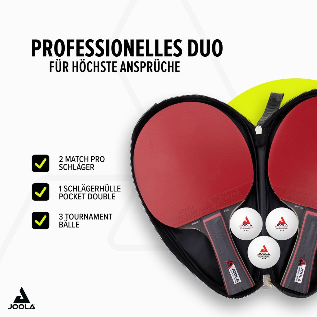 Zestaw do tenisa stołowego JOOLA Duo Pro Zdjęcie produktu 2