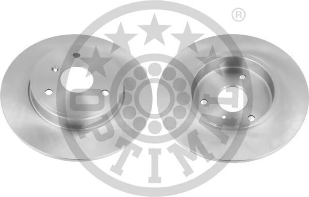 2 Disques de frein avant pour Smart Fortwo 451 450 - Optimal BS-9260C