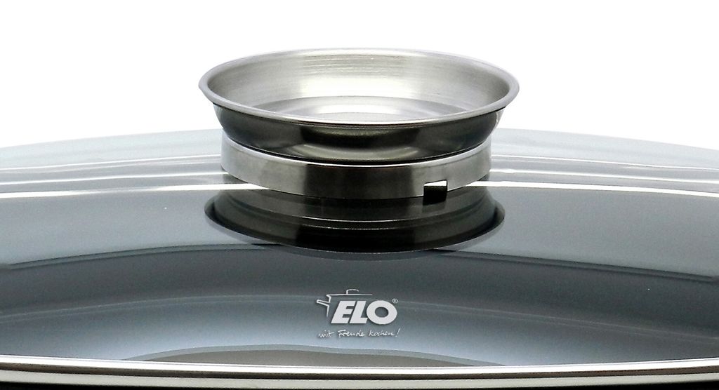 ELO Alucast Bräter mit Glasdeckel 40 x 22 cm Aluguss