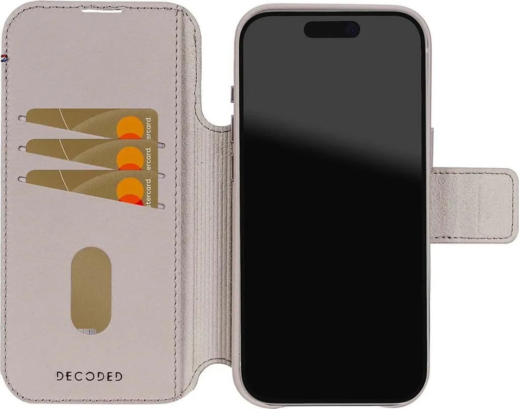 Housse Portefeuille iPhone 17 Decoded Cuir Magsafe Coque Détachable - 4