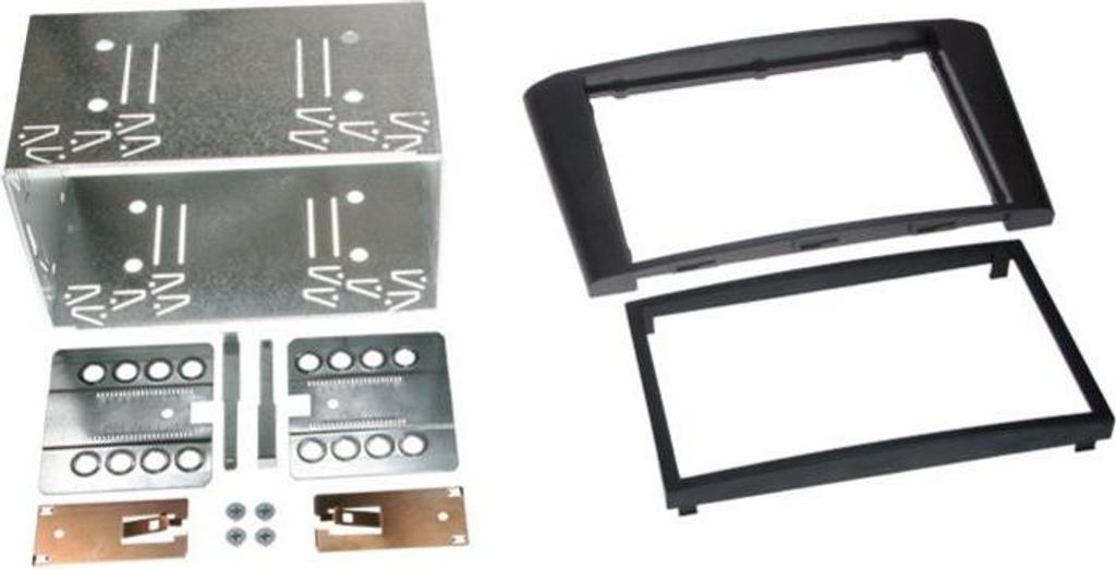 Radioblende 2-DIN Toyota Avensis (T25) 2003 > schwarz