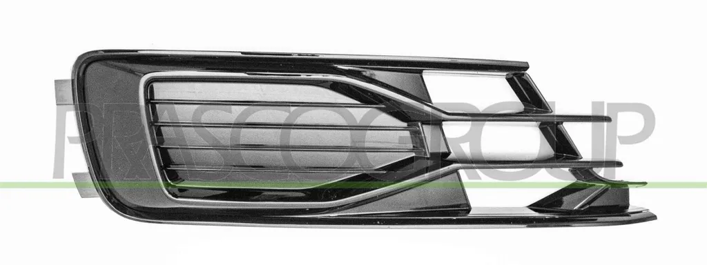 Grille de pare-chocs avant droite pour Audi A6 4G - Prasco AD0402123 Noir