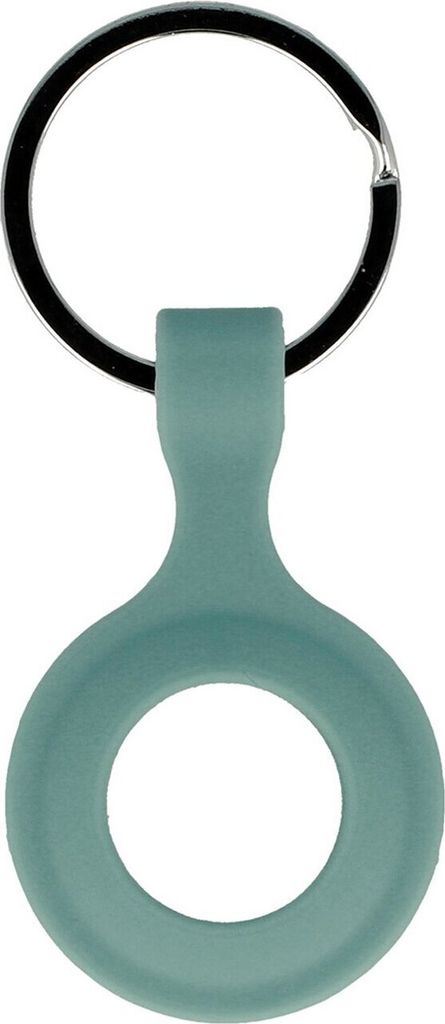 Silikon Case für AirTag Schutz Hülle Cover Schlüsselanhänger Apple AirTag Cover Case Tracker Tasche Dunkelgrün