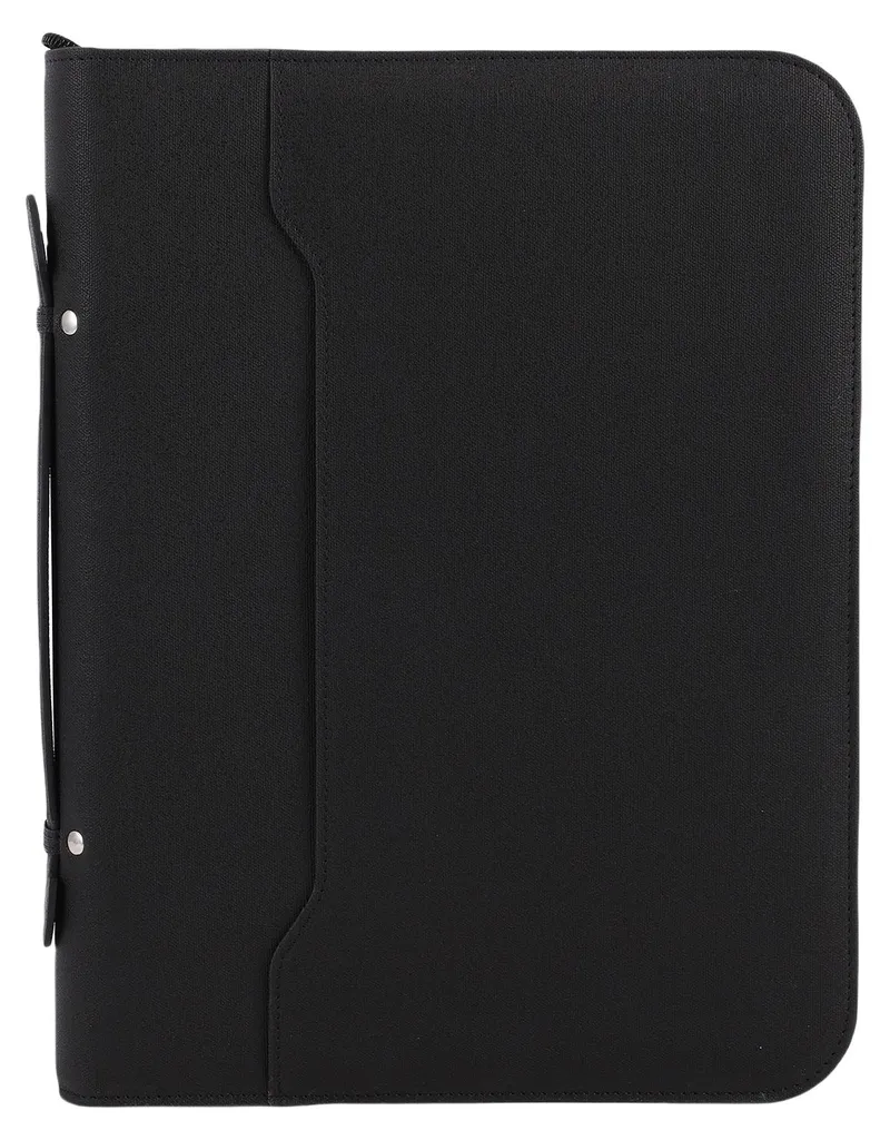 Conférencier A4 zippé porte-tablette 10,1 pouces en cuir synthétique