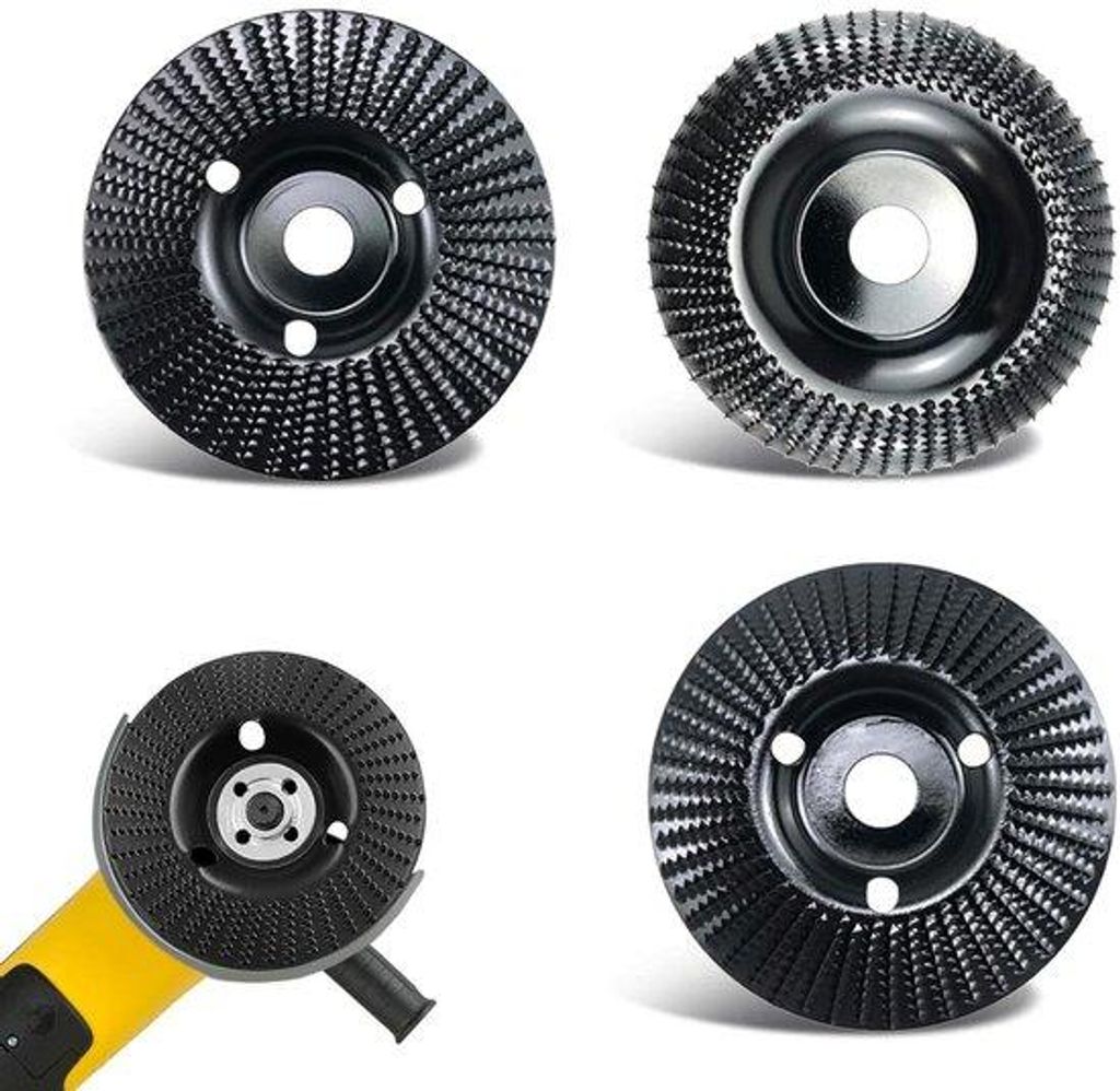 Brusný kotouč 125 mm, 3 kusy, pro zpracování dřeva, černý Obrázek produktu 