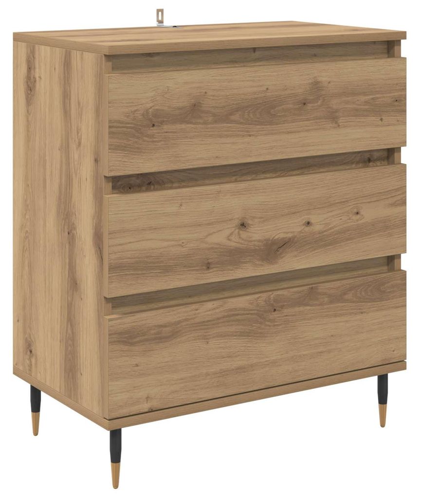Sideboard Artisan-Eiche 60 x 35 x 70 cm Holzwerkstoff