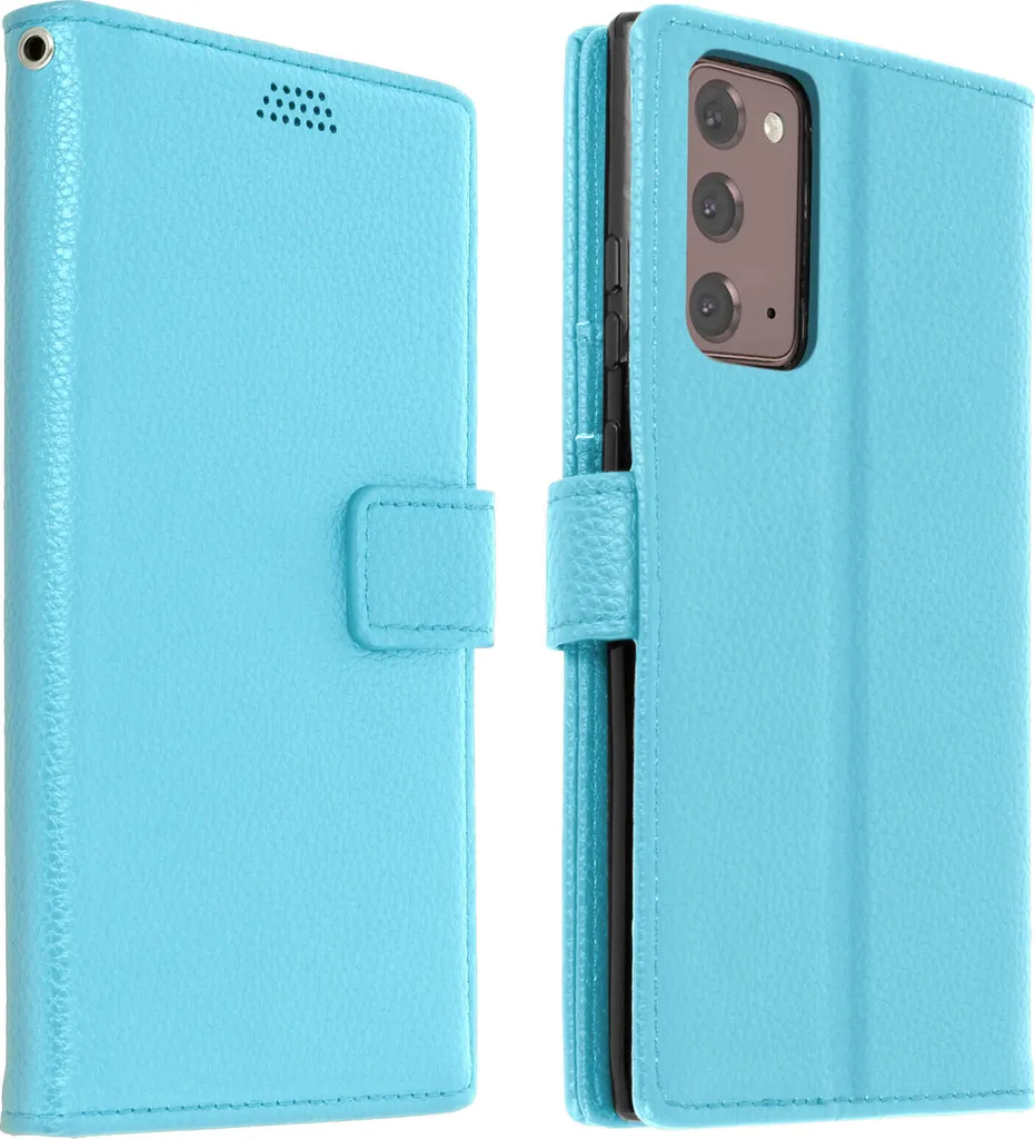 Must-Have: Cover Samsung Note 20 Blu Flip Case con Porta Carte e Stand
