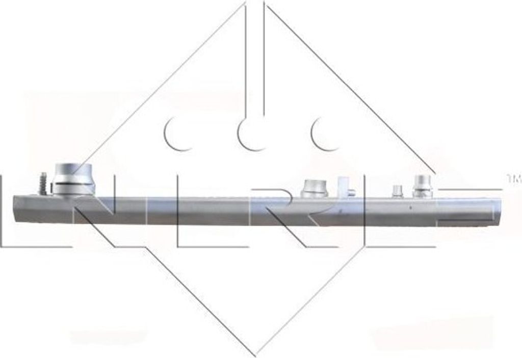 NRF 58320 - OE 17114513781 Kühler, Motorkühlung für 5er (E60), 5er (E61), 6er (E63), 6er (E64), 7er (E65)