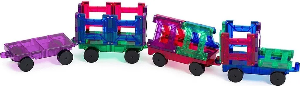 Jouet magnétique Playmags 20 pièces - Fini les constructions qui tombent