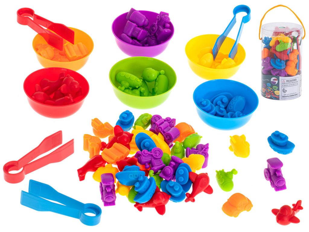 Pojazdy edukacyjne nauka liczenia montessori 36el. Zdjęcie produktu 