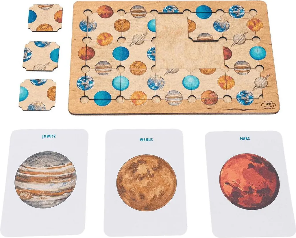 Système Solaire Rotatif avec Fiches Mémo : Jeu Éducatif Sciences de 30cm