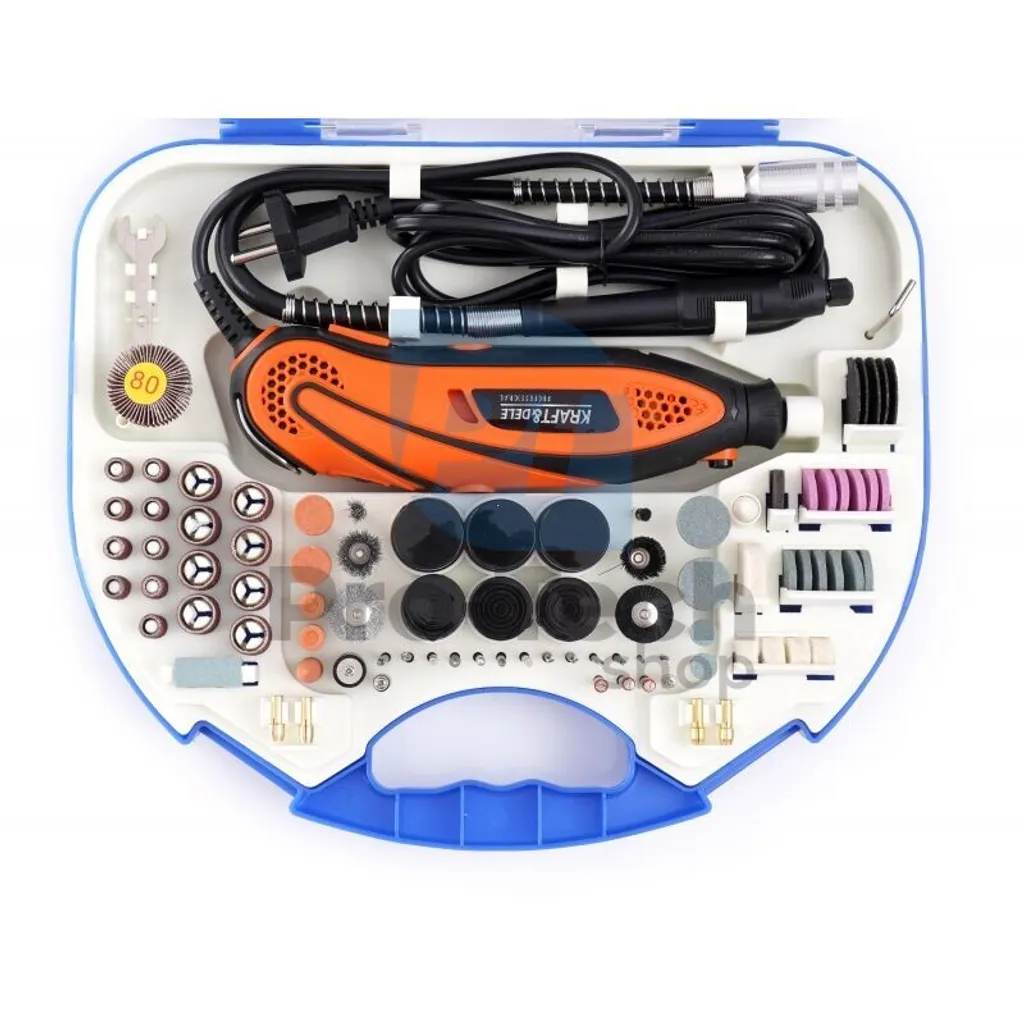 Mini-meuleuse droite Kraft & Dele KD10753 270W avec ses accessoires - 7