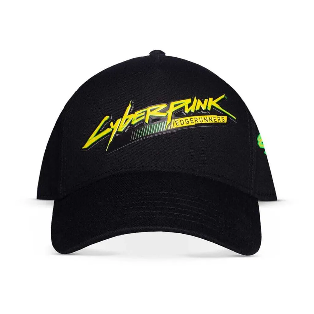 Casquette Cyberpunk Edgerunners avec Logo Brodé en Coton Premium