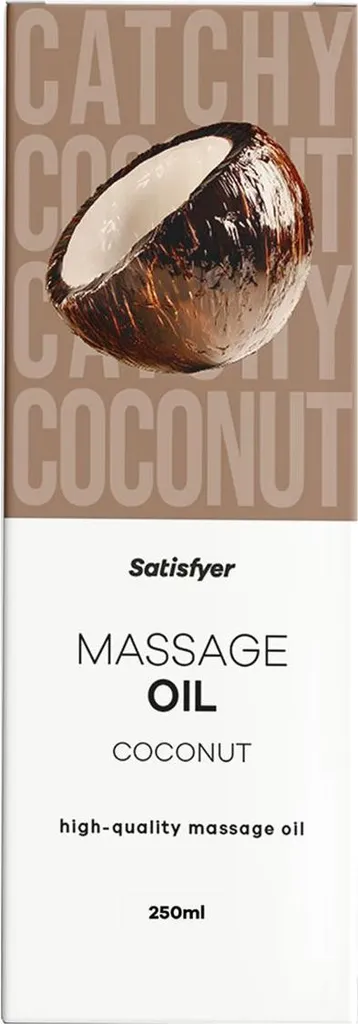 Satisfyer Massageöl Coconut 250 ml huile de massage parfumée à la noix de coco