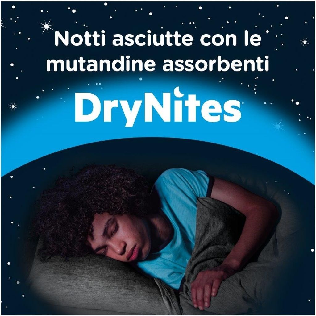 Huggies, DryNites, absorpn pleny pro chlapce, 8-15 let, Obrázek produktu 