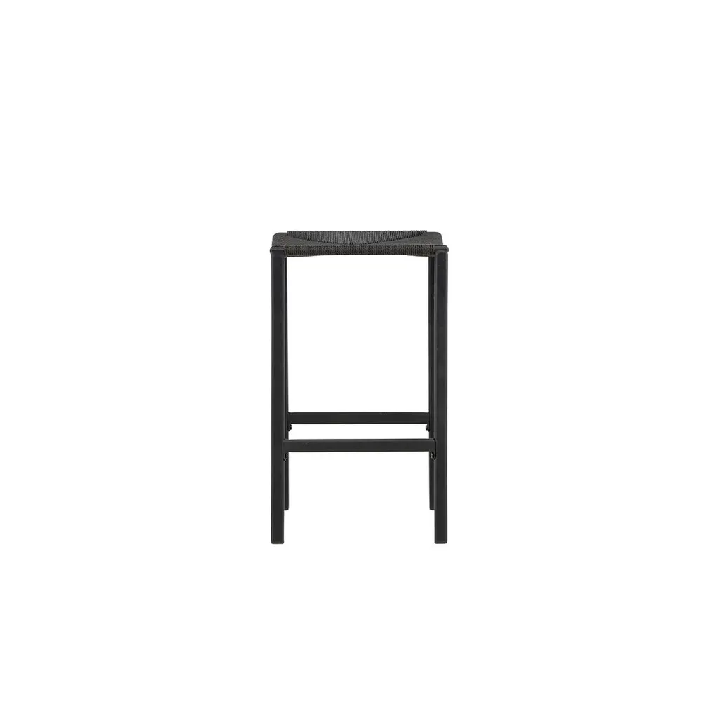 Tabouret Polly Noir - Solution d'assise stable et robuste pour bar haut - 3