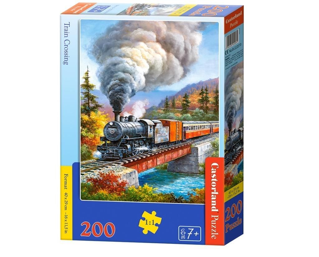 Castorland B-222070, 200 kusů, Vláček, 7 rok/roky Obrázek produktu 