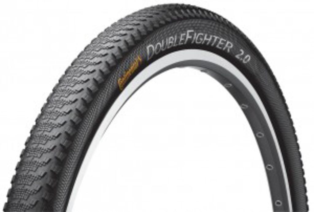 Continental Reifen Double Fighter III 24x2.00 Zoll 50-507 schwarz Draht