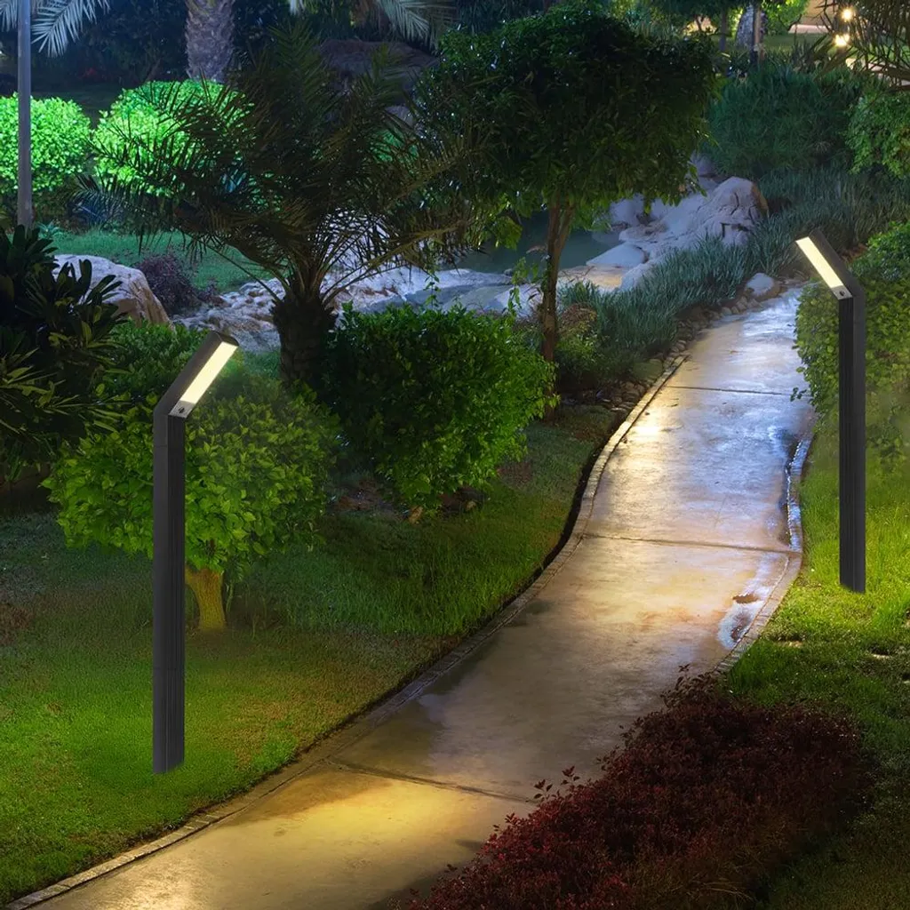 Balise solaire de terrasse 80 Lumens IP65 pour balisage allée et massif