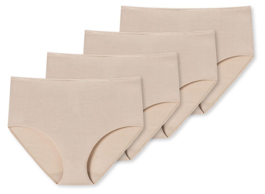 Schiesser Damen Tai-Slip 4-Pack Modal Essentials - sand - Größe 38