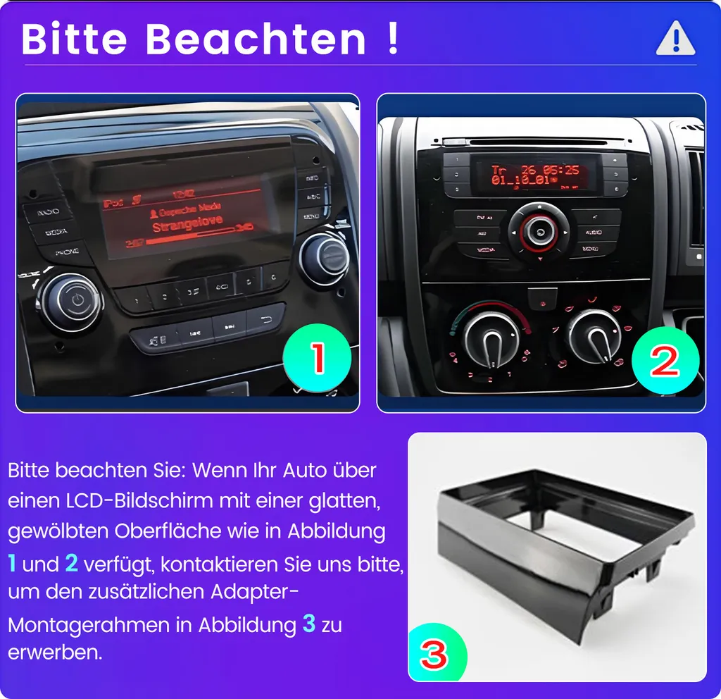 Radio Camper Ducato Android 15: CarPlay 10" per Jumper e Boxer - 4