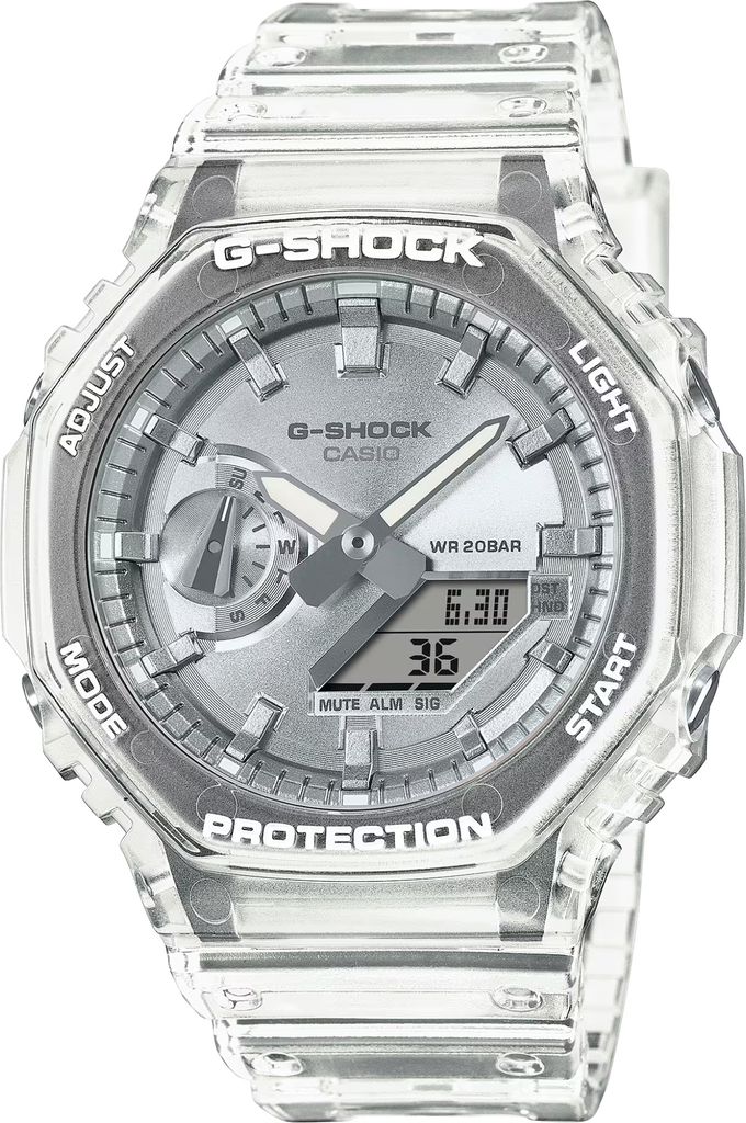 Herrenuhr Casio G-Shock BRIGHT METALLIC - SILVER (Ø 44,5 mm)