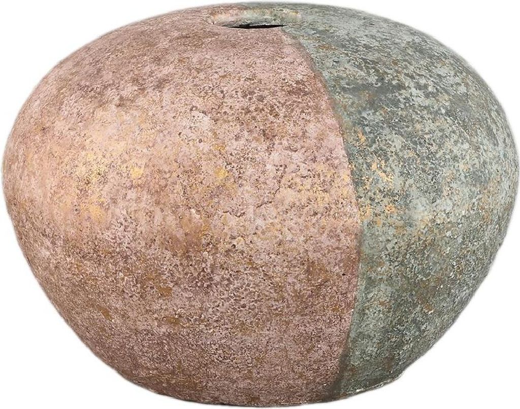 PTMD - Vase Chareece - Grau - 30x30x20cm