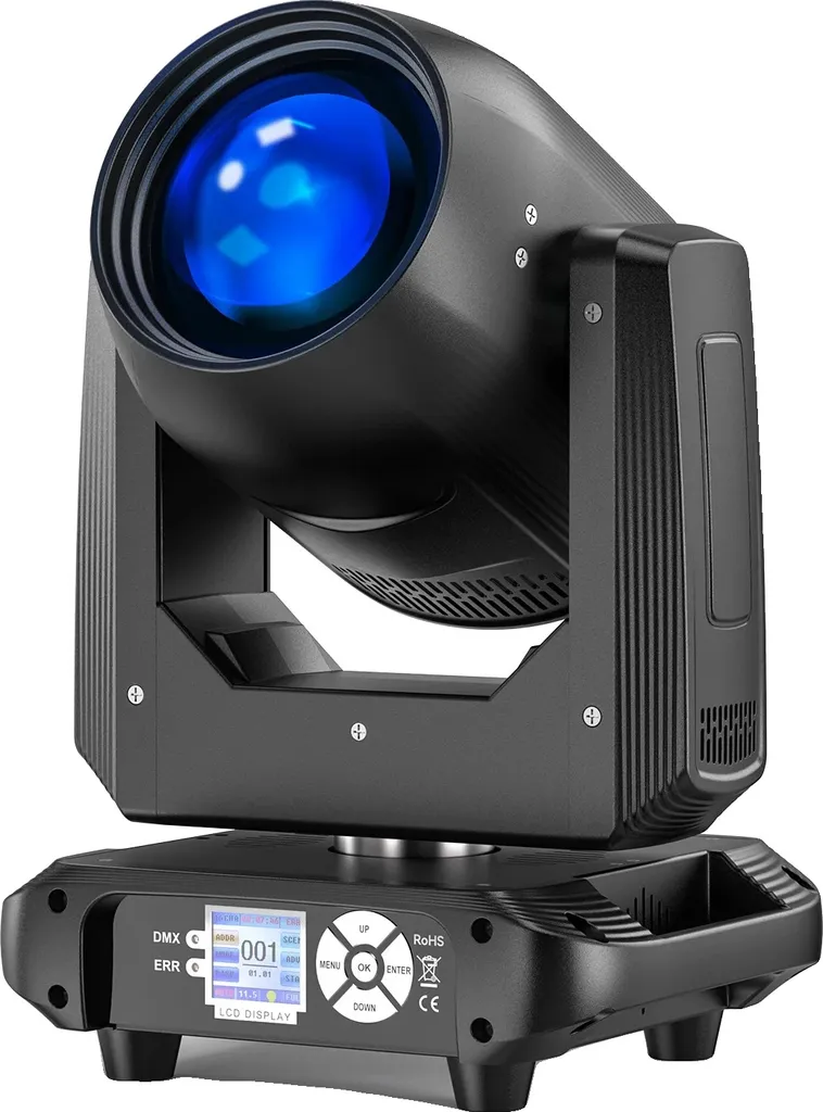Éclairage de Scène Moving Head 200W ZQ02367 Idéal pour DJ et Clubs