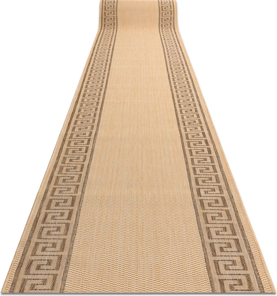 Läufer SIZAL FLOORLUX Modell 20014 mais / coffe 70 cm beige 70x360 cm