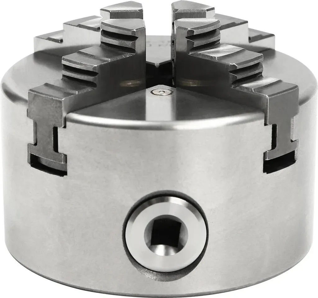 Mandrin de centrage automatique 80 mm en acier pour tour à métaux pro