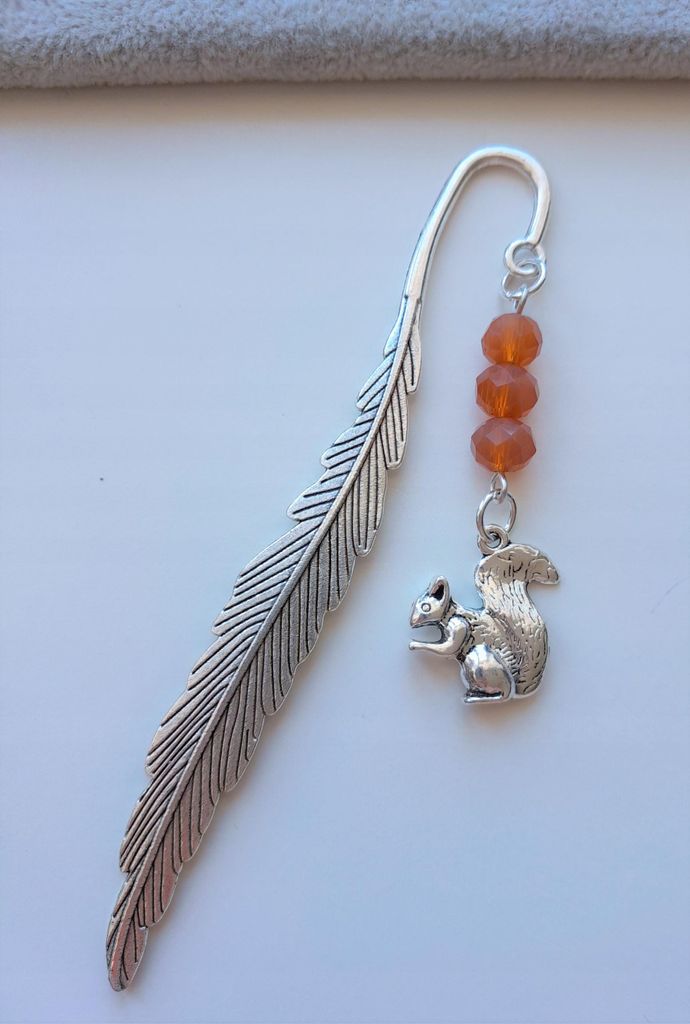 Rotes Eichhörnchen-Lesezeichen - Als Geschenk