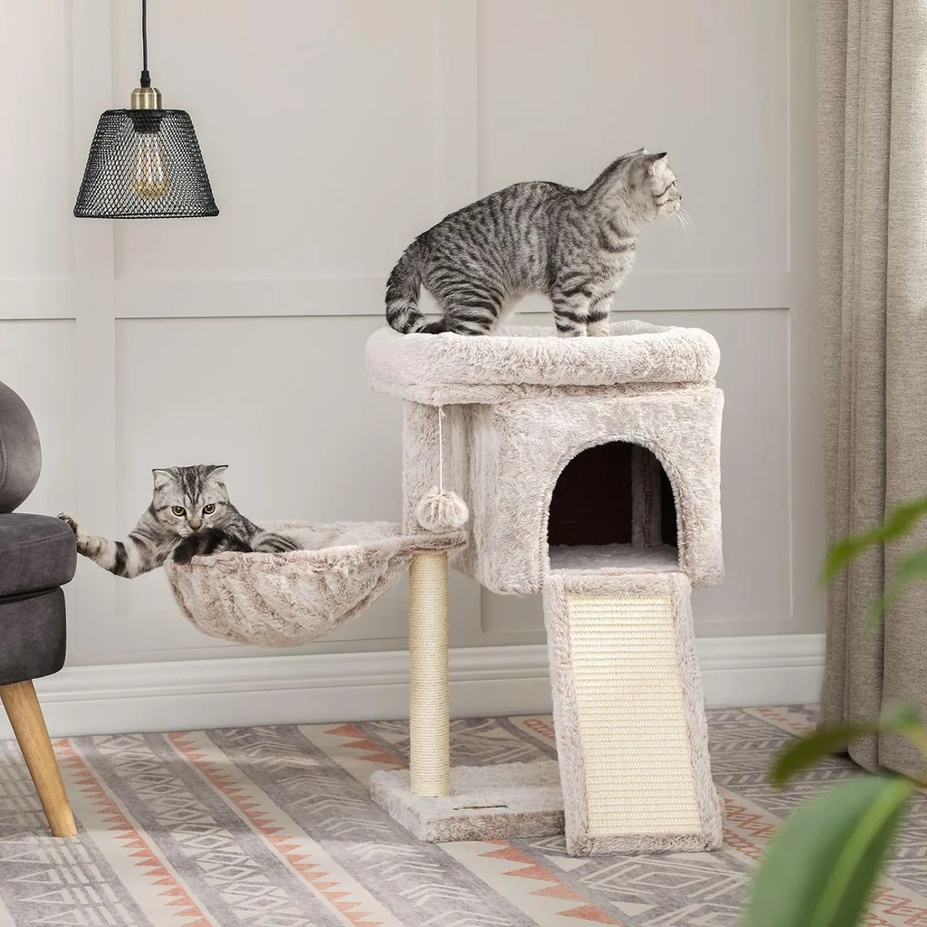 Tiragraffi 66 cm Morbido: Graffiatoio per Gatti con Sisal Naturale - 3