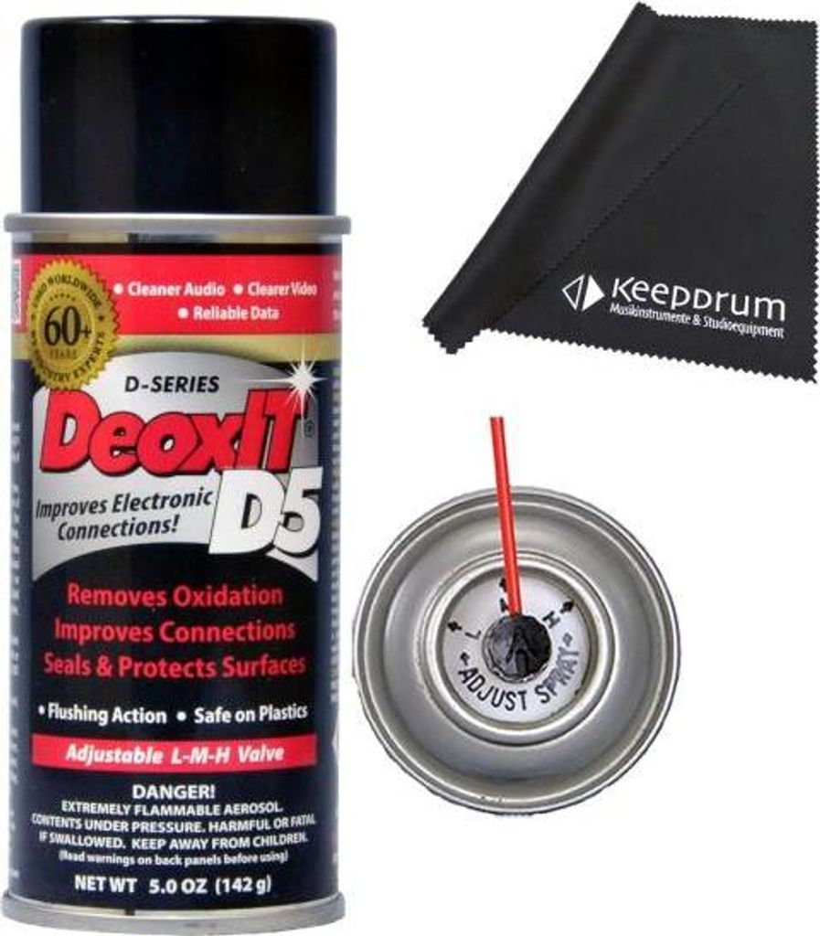 Caig DeoxIT D5S-6 spray kontaktowy ze ściereczką Zdjęcie produktu 