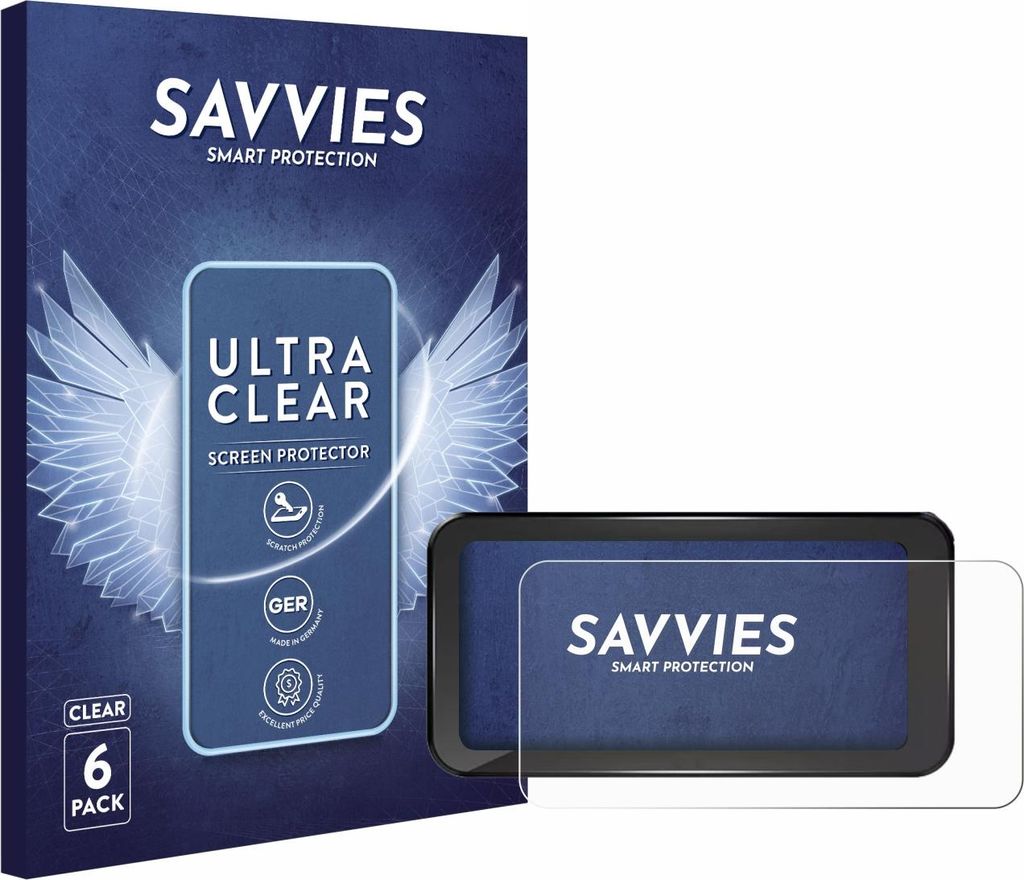 6x Für Aoocci C6 Pro 6.25" Schutzfolie Savvies Displayschutz Display Schutz Folie Klar Transparent