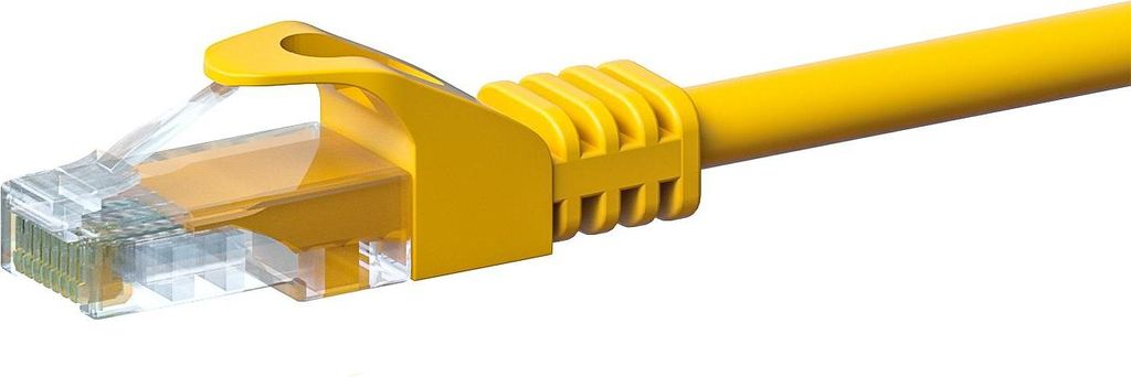 CAT 5e Netzwerkkabel U/UTP – 5 Meter - Gelb - CCA