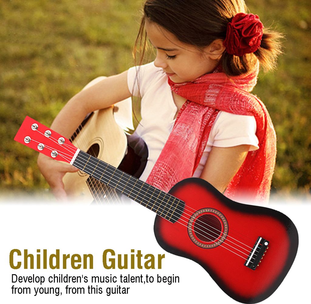 Children Guitar, Kid Guitar, Child Guitar Toy, Beginner Guitar, Guitar Toy, Wooden Children Guitar