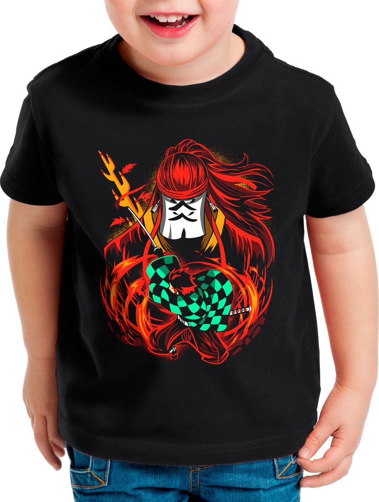style3 Fire Dance Kinder T-Shirt anime japan manga