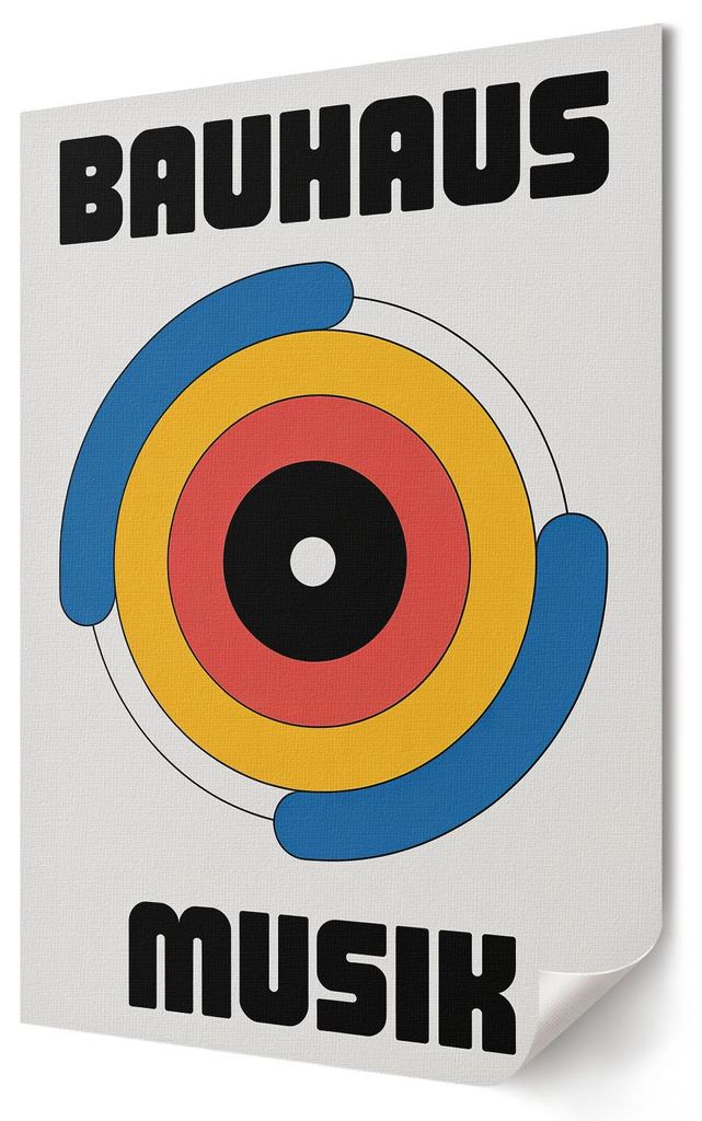 Bunte Kreise- Kunstdruck A4 - Geometrisch, Modern- Wandbild für Wohnzimmer Schlafzimmer & Flur, Modernes Poster Wanddeko, Ungerahmt