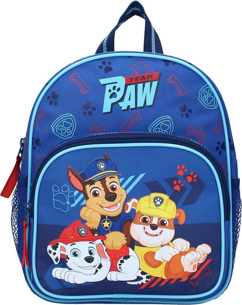 Vadobag Rucksack PAW Patrol Go Pups Go blau Kinderrucksack Chase Marshall Rubble