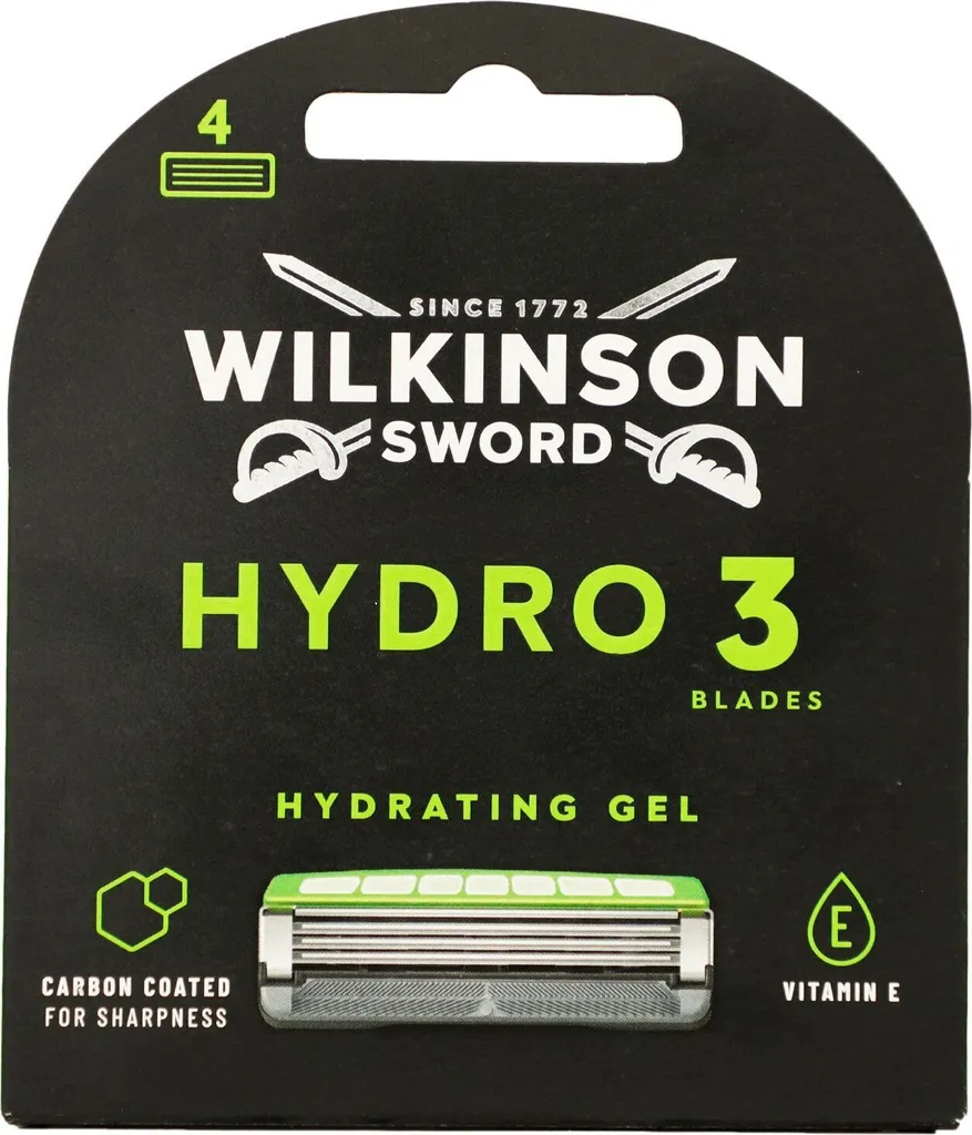 Rasage Peau Sensible : Wilkinson Sword Hydro3 Black Edition x4 Lames
