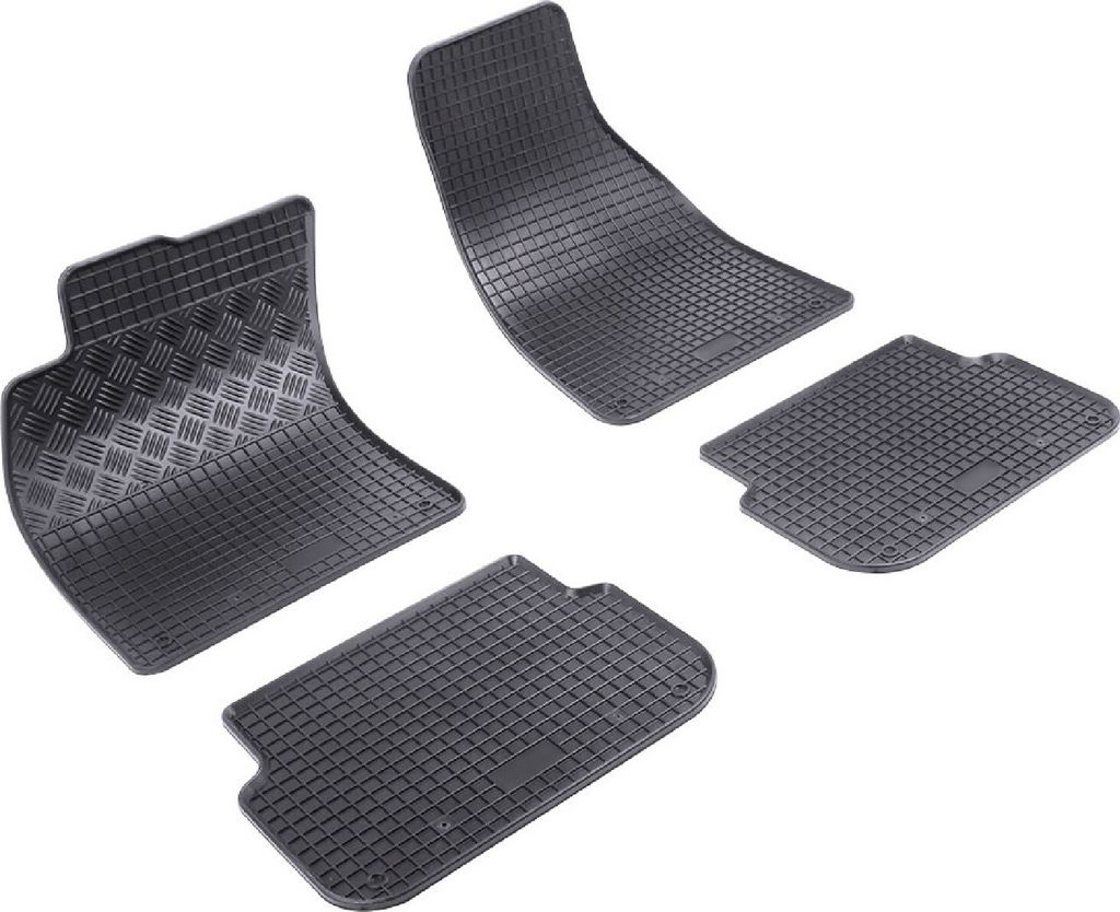 Z542473 Voll-Gummifußmatten passend für Audi A6 Vor-Facelift C6 4F Limousine Stufenheck 4türer 2004-2008